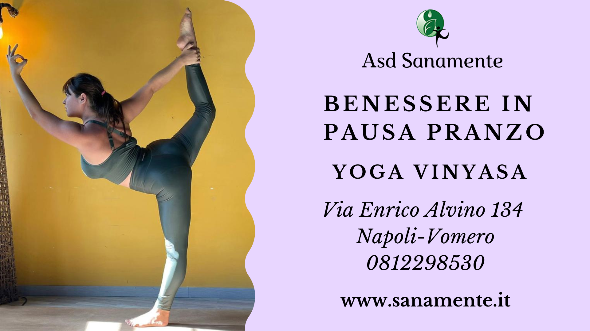 Evento Gratuito Benessere in Pausa Pranzo Con Yoga Vinyasa